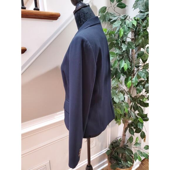 Calvin Klein Women's Black Polyester Single Breasted Long Sleeve Blazer Size XL - Picture 5 of 14